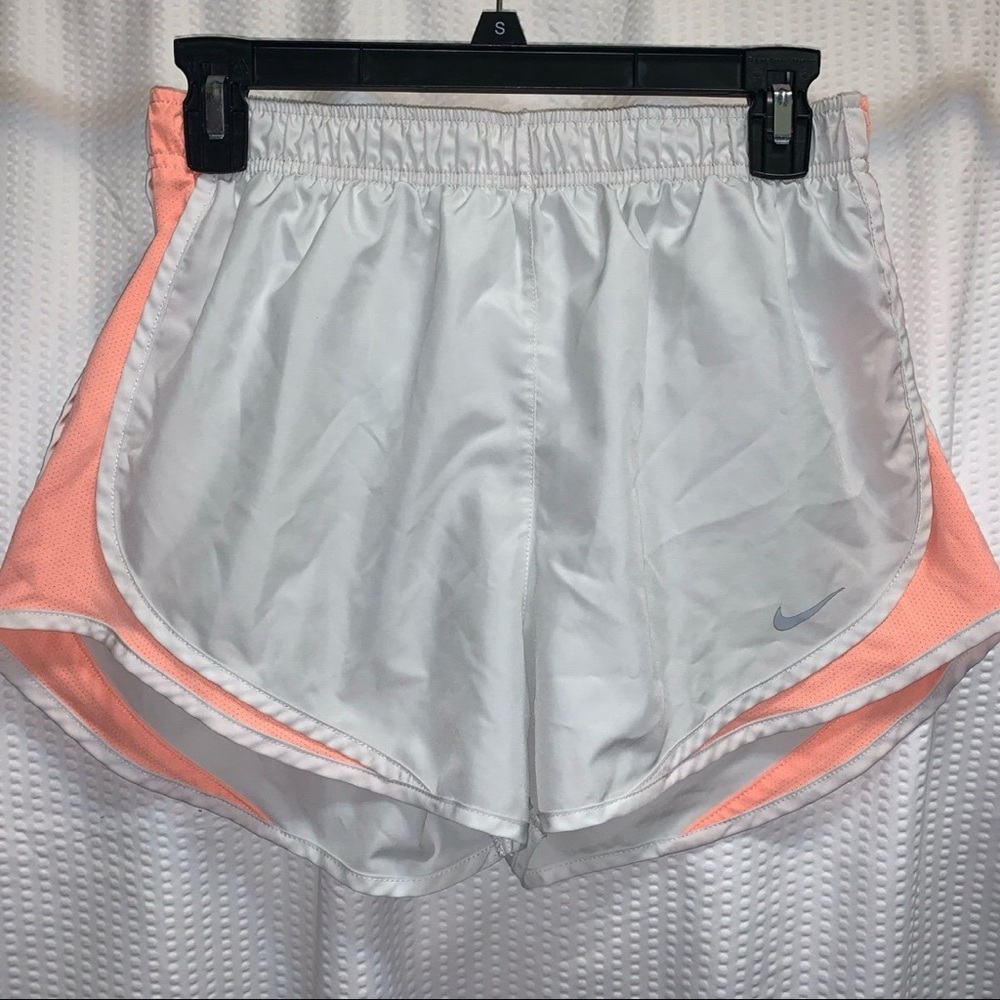 Nike Dri-Fit Women’s Shorts - Silver/Peach - Size M
